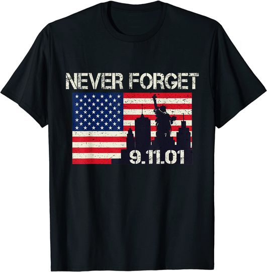 Discover Vintage Never Forget Patriotic 911 T Shirt
