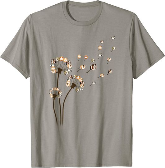 Discover Pig Dandelion Flower Animal Lovers Tee T-Shirt