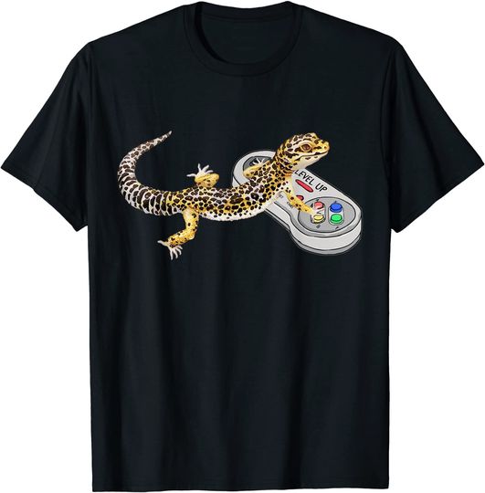 Discover Playing Video Game Lizard & Reptiles Gamers T-Shirt