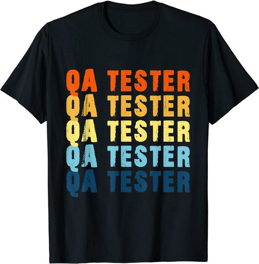 Discover QA Tester Quality Assurance Software Engineer Geek Vintage T-Shirt
