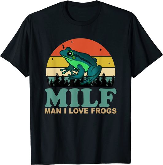 Discover I Love Frogs Saying-Amphibian Lovers T-Shirt
