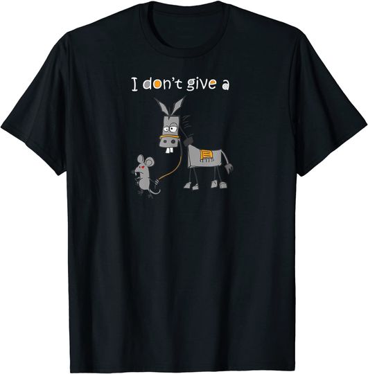 Discover I Don't Give A Rats Ass Mouse Walking Donkey T-Shirt