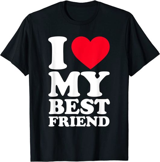 Discover I Love My Best Friend Shirt I Heart My Best Friend Shirt BFF T-Shirt