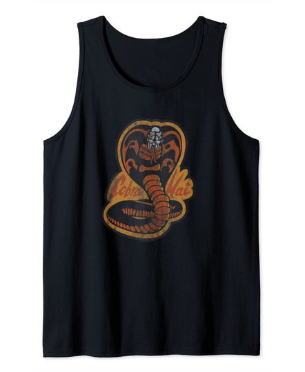Discover The Distressed Snake Logo Tank Top
