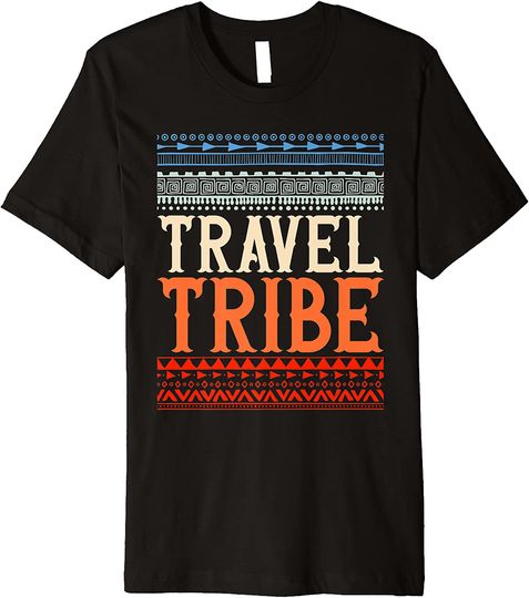 Discover Travel Native American Art Tribe Explorer Premium T-Shirt