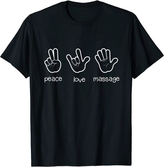 Discover Peace Love Massage T Shirt