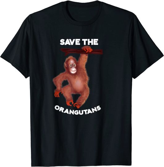 Discover Orangutan Lover Save The Orangutans Animal Primate T Shirt