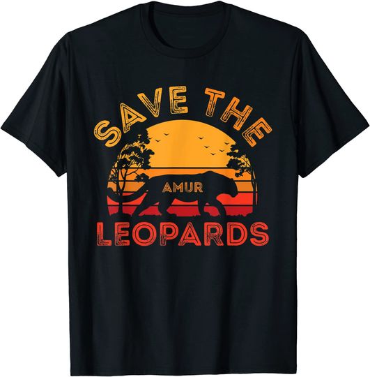 Discover Save the Amur Leopard T Shirt