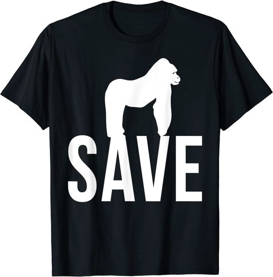 Discover Save The Gorilla Animal Welfare T Shirt