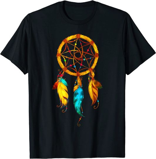 Discover Native American Dreamcatcher Feather T-Shirt