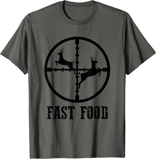 Discover Deer Hunting Funny Hunter Fast Food Gift T-shirt