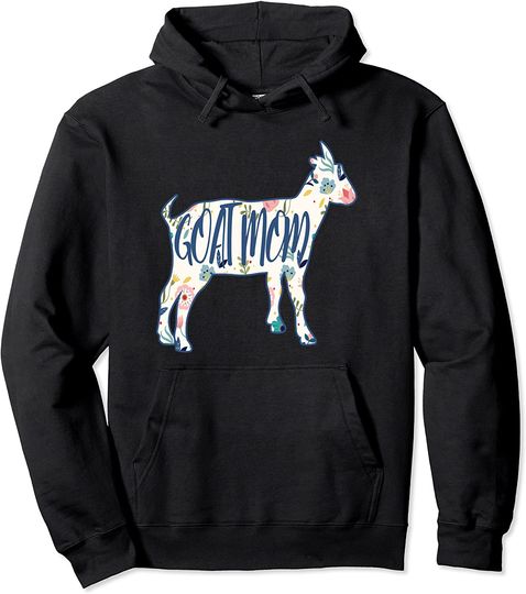 Discover Goat Mom Cute Vintage Goat Gift for Women or 4H Farmers Pullover Hoodie