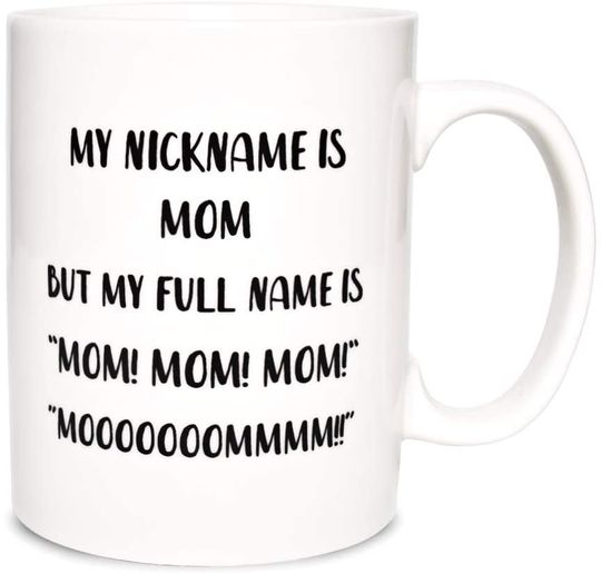 Discover Large Coffee Mug for Mom, Birthday Gift for Mother, Dishwasher and Microwave Safe