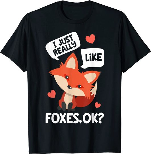 Discover I Just Really Like Foxes OK T-Shirt