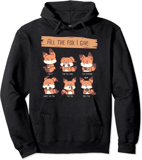 Discover Look At All The Fox Hoodie