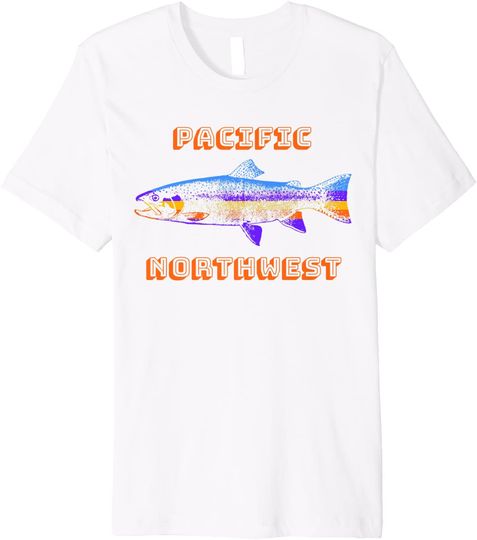 Discover Pacific Northwest Salmon Fish T-Shirt