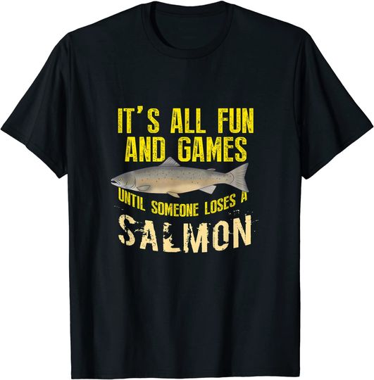 Discover Funny Salmon Fishing T-Shirt