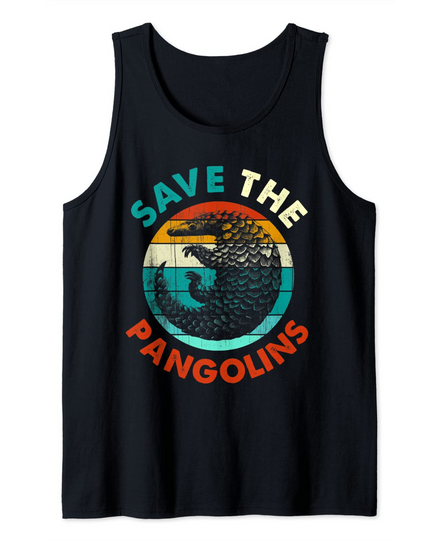 Discover Save The Pangolins Tank Top