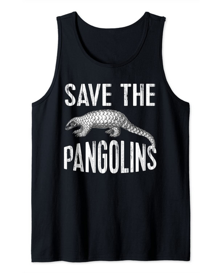 Discover Save the Pangolins Tank Top