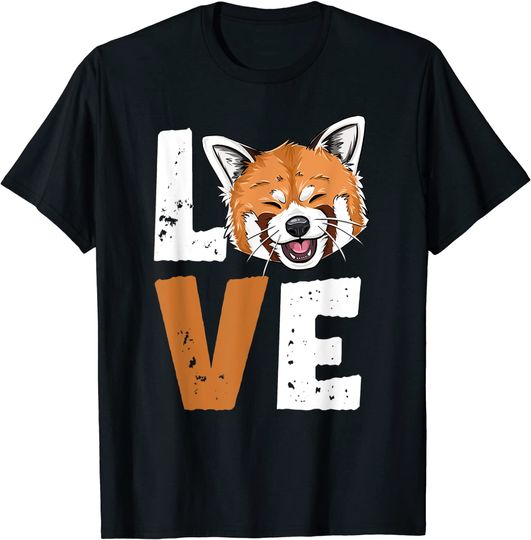 Discover Red Panda Love T Shirt