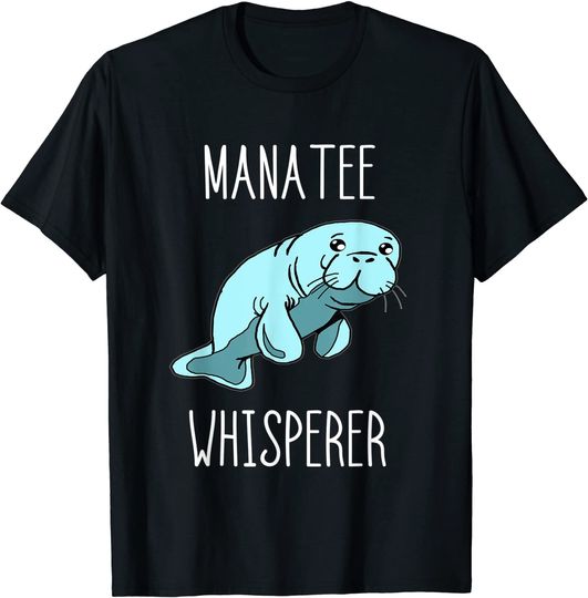 Discover Manatee Whisperer Chubby Mermaid Sea Cow Floaty Dugong T Shirt