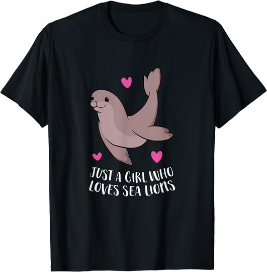 Discover Just a Girl Who Loves Sea Lions Sea Lion T Shirt