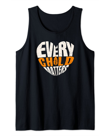 Discover Every Child Matters Heart Orange September 30th Tank Top