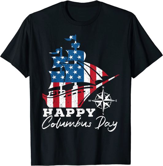 Discover Happy Columbus Day T-Shirt