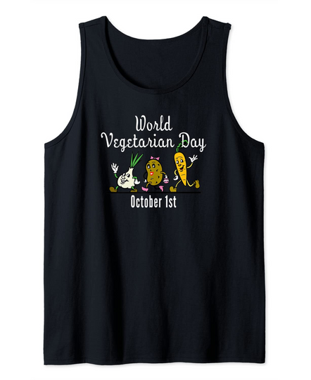 Discover World Vegetarian Day October 1st Tank Top