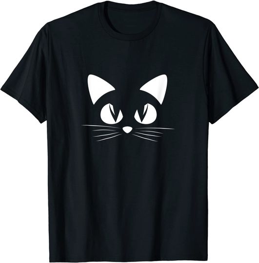 Discover Black Kitty Game Cat T-Shirt Unisex National Day T-Shirt