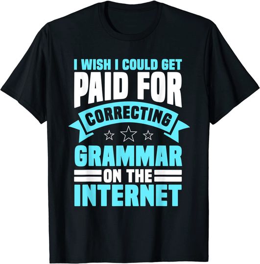 Discover English Teacher Linguistics Grammar Professor Writer Editor T-Shirt