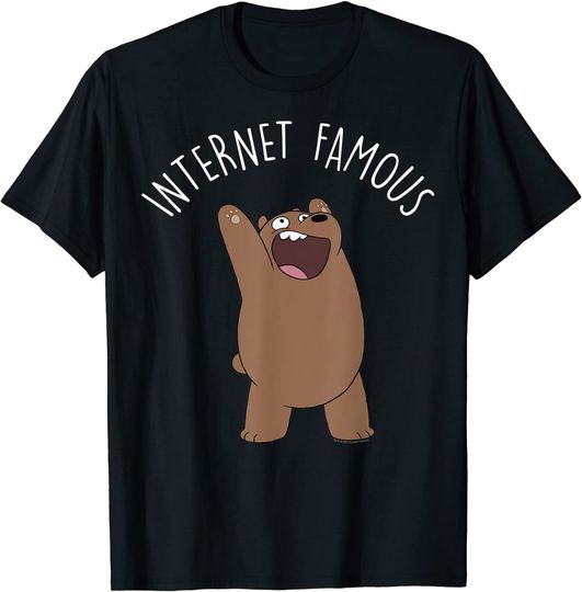 Discover We Bare Bears Grizzly Internet Famous T-Shirt