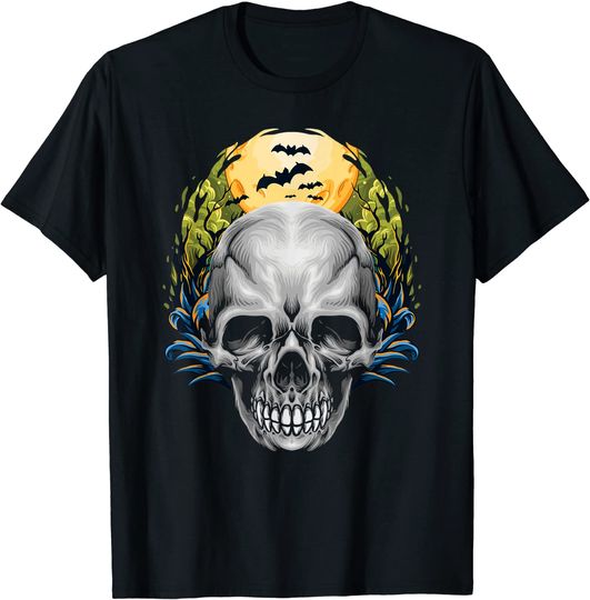 Discover Halloween Skull T-Shirt