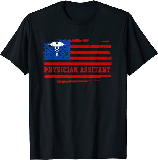 Discover Physician Assistant Flag PA T Shirt