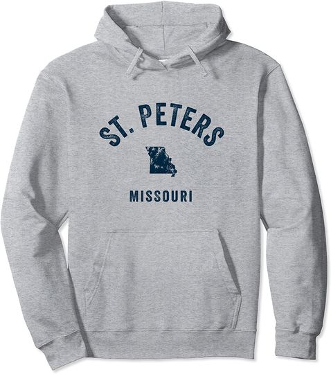 Discover St. Peters Missouri MO Vintage 70s Pullover Hoodie