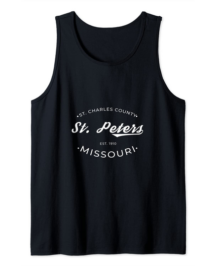 Discover St. Peters Missouri Retro Logo Tank Top