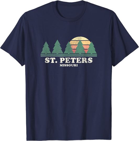 Discover St. Peters MO Vintage Throwback Tee 70s T-Shirt