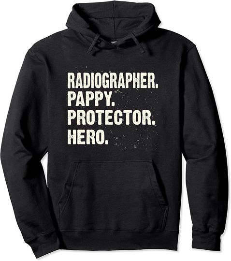 Discover Protector Hero Radiology Dad Pullover Hoodie