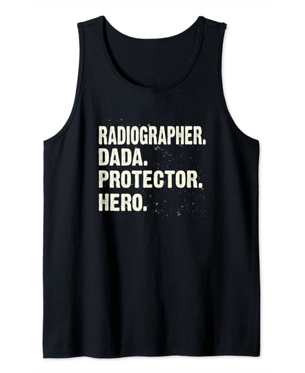 Discover Protector Hero Radiology Dada Radiology Technician Tank Top