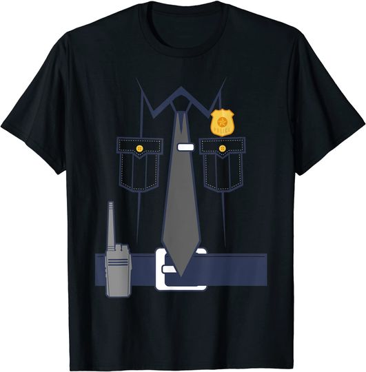 Discover Police Sheriff Costume For tate Cop Patrols T-Shirt