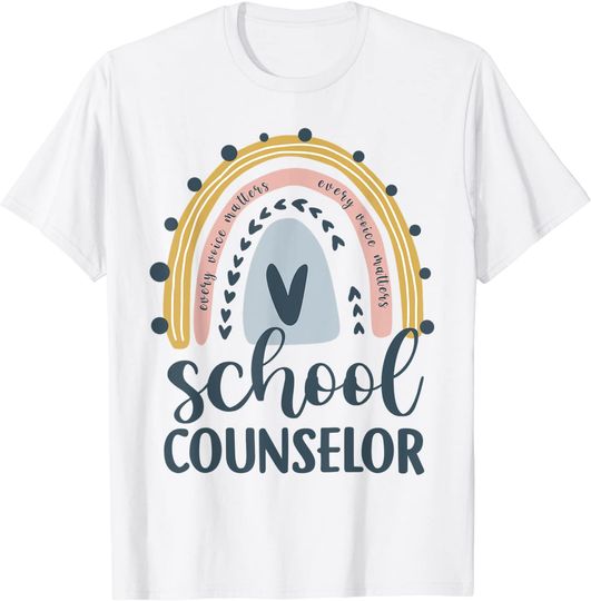 Discover Every Voice Matters Elementary Motivational Counselor T-Shirt