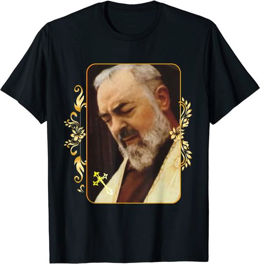 Discover Religious Catholic St Padre Pio Of Pietrelcina T-Shirt