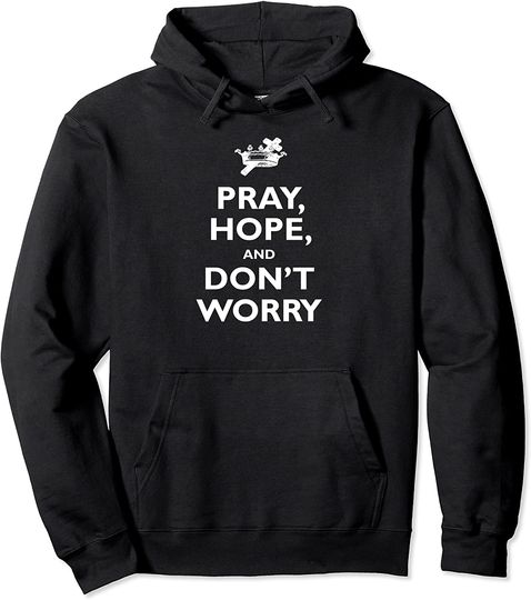 Discover St. Padre Pio Pray Hope and Don't Worry Catholic Saint Pullover Hoodie