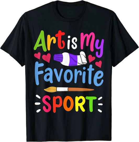 Discover Art Artist Painter T Shirt