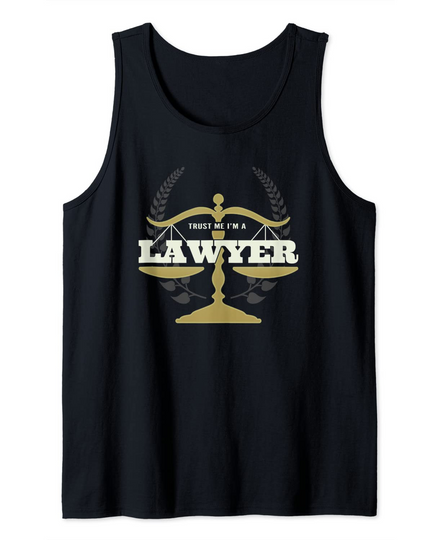 Discover Funny Lawyer apparel Attorney Tank Top
