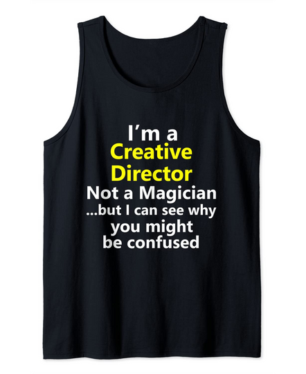 Discover Creative Director Job Career Art Graphic Occupation Gift Tank Top