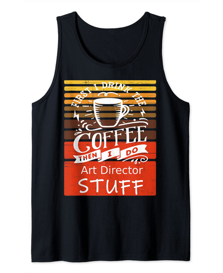 Discover Coffee Graphic Decor For A Art-director Tank Top