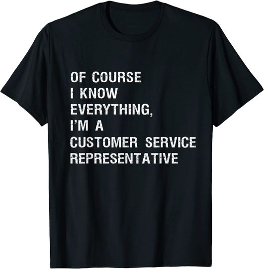 Discover Sarcastic Customer Service Representative Saying T-Shirt