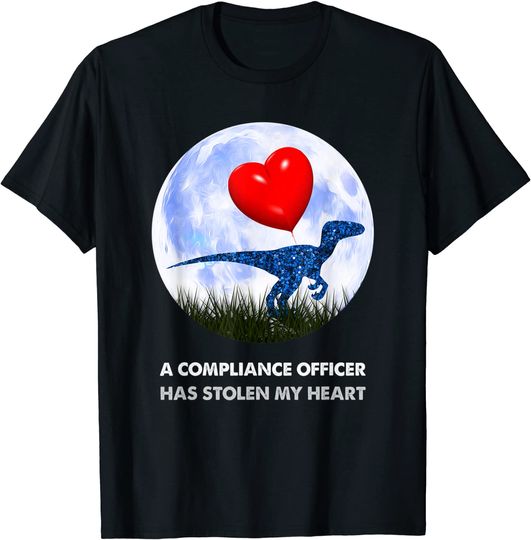 Discover Compliance Officer Funny t rex, Dinosaur humor T-Shirt