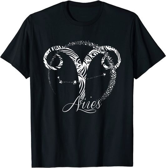 Discover Aries Zodiac Sign March April Birthday Horoscope T Shirt